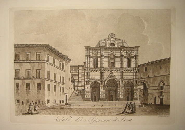 Pera Giuseppe Veduta del S. Giovanni di Siena 1801-1803 Firenze 